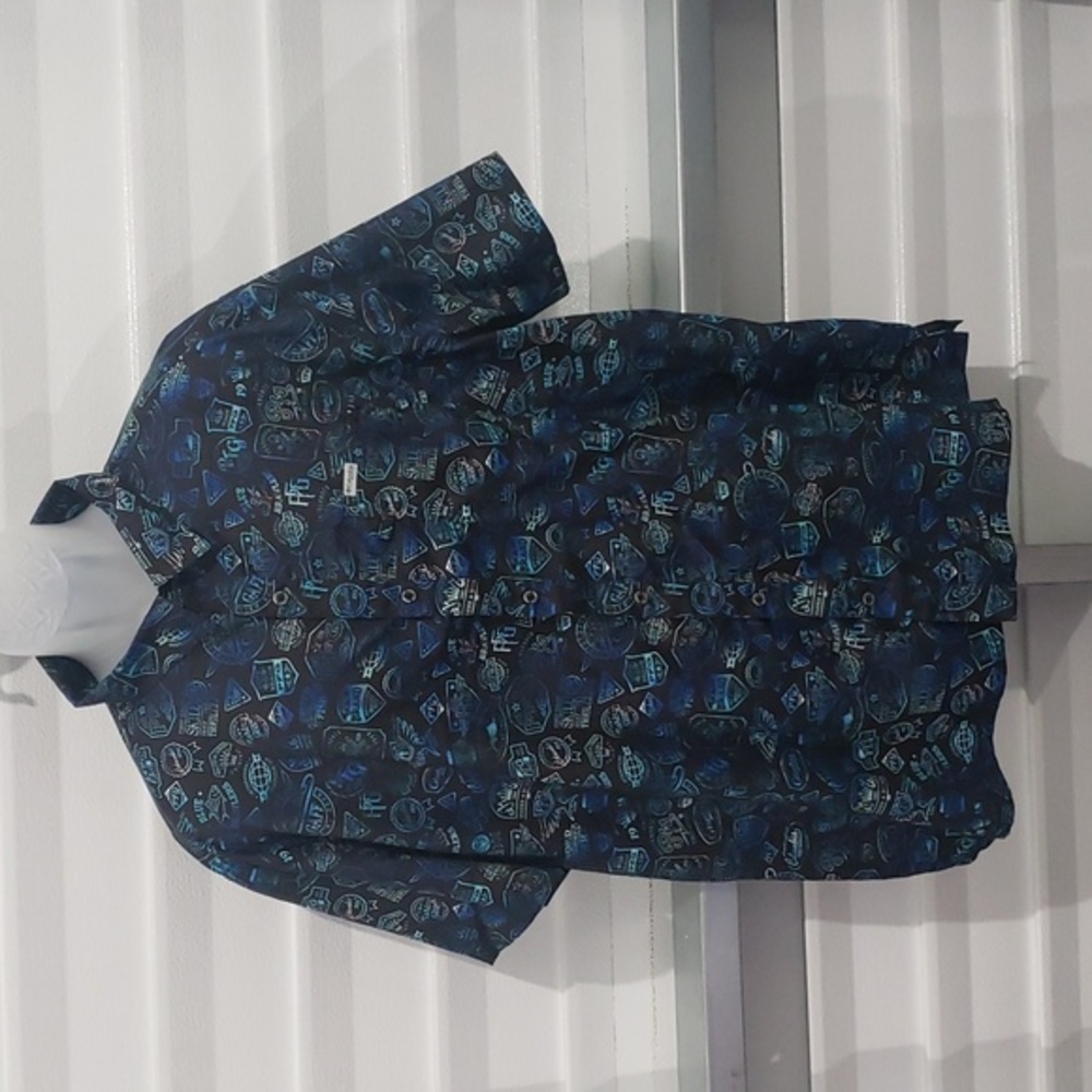 Columbia Men’s Button Down Passport‎ Stamp Shirt Size XXL/2TG